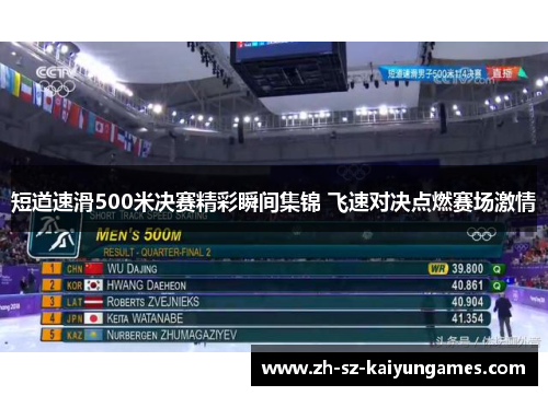 短道速滑500米决赛精彩瞬间集锦 飞速对决点燃赛场激情